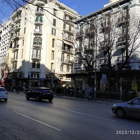 公寓 Artemis Luxury In Iktinou Pedestrian & Mitropolitou Iossif Area 塞萨洛尼基