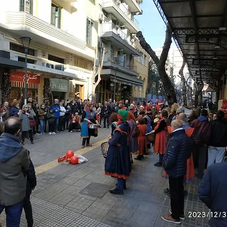 公寓 Artemis Luxury In Iktinou Pedestrian & Mitropolitou Iossif Area 塞萨洛尼基